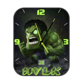 绿巨人浩克漫威系列卡通表盘.clock