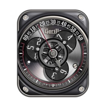 Gorilla大猩猩手表黑色光面三盘.clock
