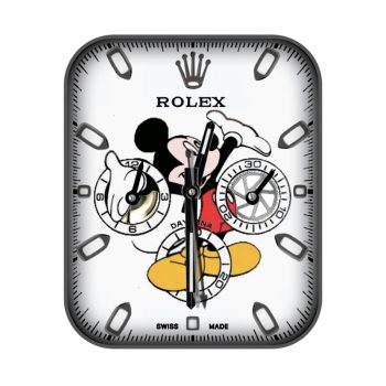 ROLEX劳力士米奇黑白陀飞轮三盘格调表盘.clock