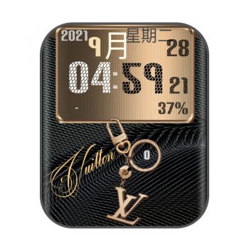 LOUIS VUITTON路易斯威登个性潮流金属链条款表盘.clock