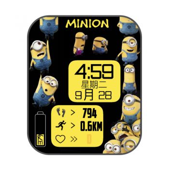 Minion小黄人卡通可爱表盘.clock