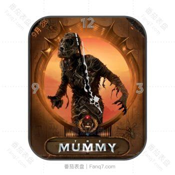 Mummy埃及木乃伊暗黑恐怖表盘.clock