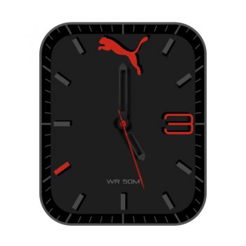 RADO雷达捷豹简约黑红表盘.clock