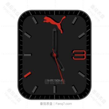RADO雷达捷豹简约黑红表盘.clock