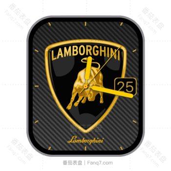 兰博基尼LAMBORGHINI黄金公牛表盘.clock