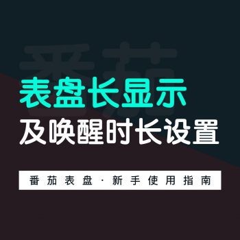 Clockology教程设置表盘长显示及唤醒时长