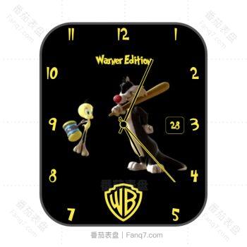 Warner edifion兔子先生与跳跳小姐动态表盘.clock