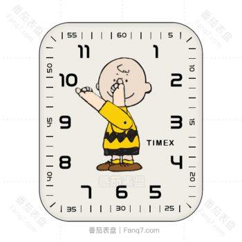 史努比查理布朗光头小人卡通表盘.clock
