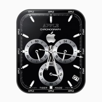 APPLE苹果黑色简约三盘.clock