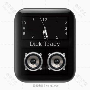 DickTracy简约黑白双盘.clock