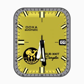 Doxa时度青黄色表盘.clock