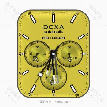 Doxa时度青黄色表盘.clock