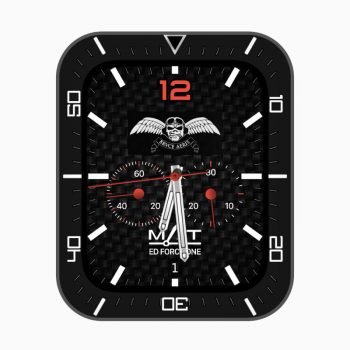 EdForceOne乐队飞机bevce aeris黑色计速圈表盘.clock