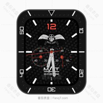 EdForceOne乐队飞机bevce aeris黑色计速圈表盘.clock