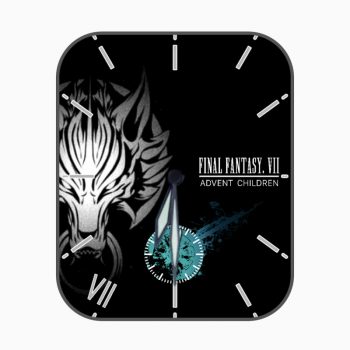 中国四大神兽白虎黑底表盘.clock