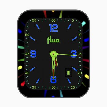 FluoMulticolorLive彩色射灯动感动态表盘.clock