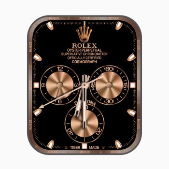 GoldDaytona劳力士ROLEX黑色玫瑰金表盘.clock