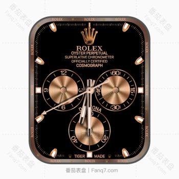 GoldDaytona劳力士ROLEX黑色玫瑰金表盘.clock