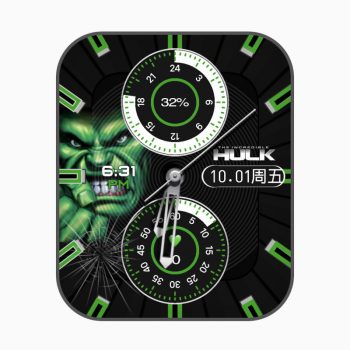 绿巨人浩克漫威系列表盘.clock