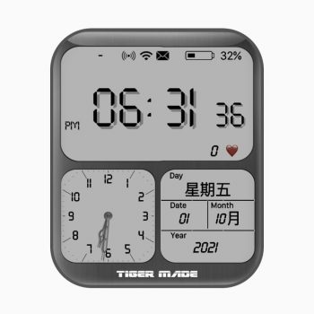 LedSport运动手表简约复古珍珠灰.clock