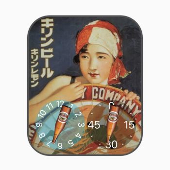 Kirin Beer麒麟啤酒宣传图.clock