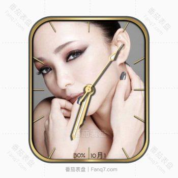 no name安室奈美惠美女表盘.clock