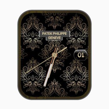 百达翡丽PATEK PHILIPPE金色异域风情印花白哦盘.clock