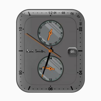 Paul Smith保罗·史密斯水泥灰表盘.clock