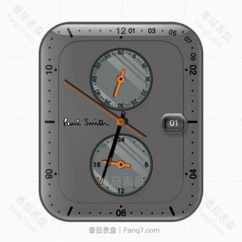 Paul Smith保罗·史密斯水泥灰表盘.clock