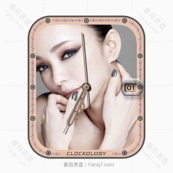 no name安室奈美惠美女表盘.clock