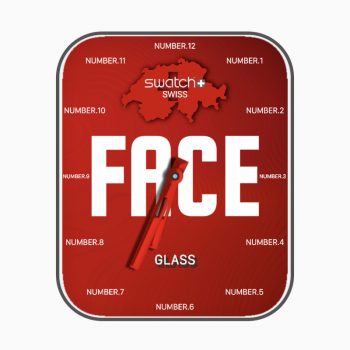 Swatch斯沃琪红色表盘.clock