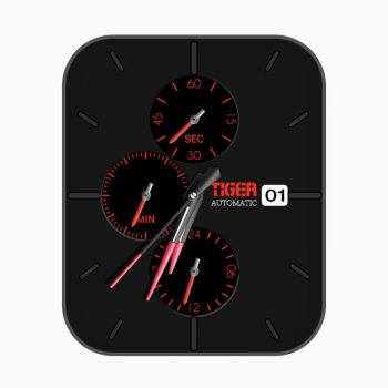 TigerDual黑色底红色仪表.clock