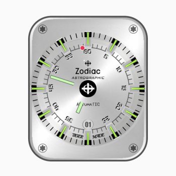 ZODIAC 苏地亚银色圈表盘.clock