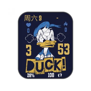 DisneyCollection迪士尼搞怪唐老鸭表盘.clock