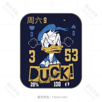 DisneyCollection迪士尼搞怪唐老鸭表盘.clock