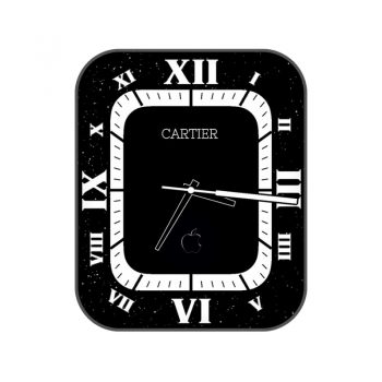 cartier卡地亚星空黑色表盘.clock