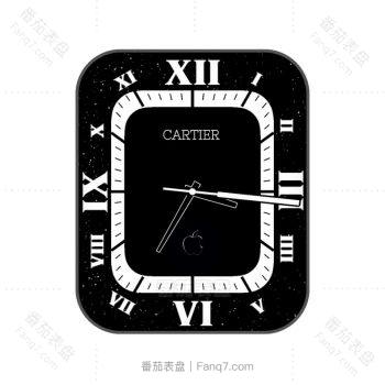 cartier卡地亚星空黑色表盘.clock