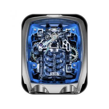 Bugatti relog布加迪蓝色动态机械表盘.clock