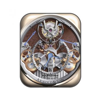 亚诺Arnold & Son豆沙色高级机械表盘.clock