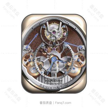 亚诺Arnold & Son豆沙色高级机械表盘.clock