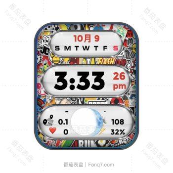 卡通人物组合表盘.clock