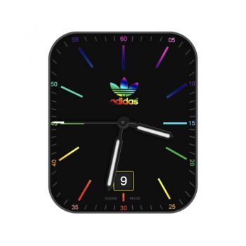阿迪达斯Adidas彩色刻度表盘.clock