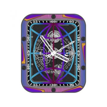 HUBLTO宇舶魅惑紫橙渐变高级表盘.clock