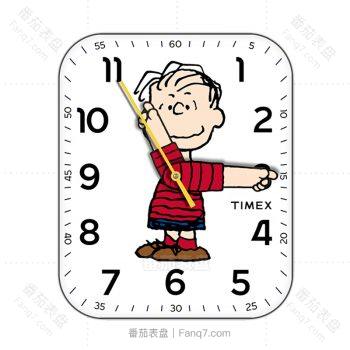 史努比小男孩Linus 莱纳斯·范·派特卡通插画表盘.clock