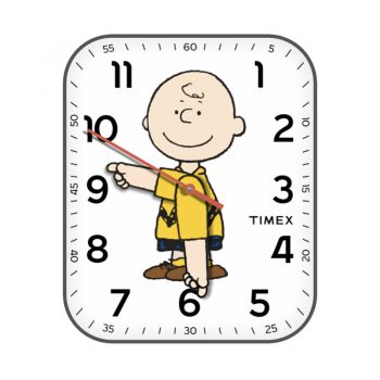 天美时TIMEX史努比动漫卡通插画Charlie光头仔表盘.clock