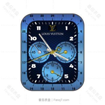 LOUIS VUITTON路易斯威登宝蓝表盘.clock
