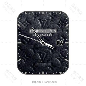 LOUIS VUITTON路易斯威登黑色印花表盘.clock