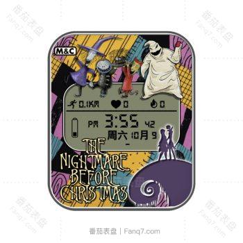 Mojo and Charm – The Nightmare Before Christmas Oogie Boogie圣诞夜惊魂可爱卡通表盘.clock