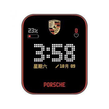 Porsche保时捷标简约表盘.clock
