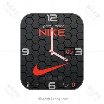 耐克nike蜂窝灰色表盘.clock
